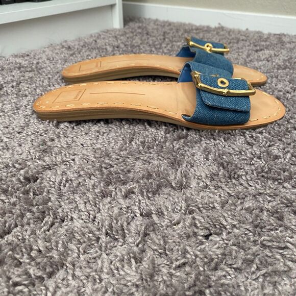 DOLCE VITA Dasa Denim Summer Vacation Beach Cruise Slide Sandal Size 11 - Picture 4 of 8